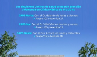 LOS CAPS AMPLAN SUS HORARIOS DE ATENCIN
